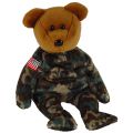 Hero Ty Military Beanie Baby Teddy Bear