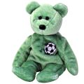 Beanie Baby Kicks Ty Soccer Teddy Bear