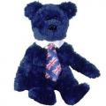 Beanie Baby Pops Bear with UK Tie