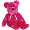 Sherbet Hot Pink Ty Beanie Baby Bear