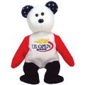 Smash Tennis Beanie Baby Bear