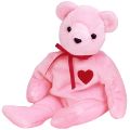 Smooch-e Ty Beanie Baby Teddy Bear